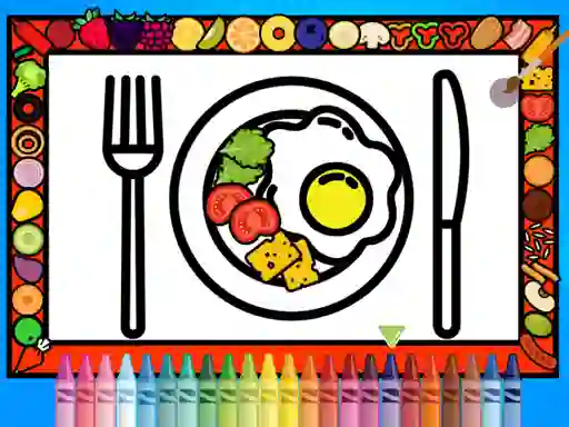 게임 Color and Decorate Dinner Plate 온라인