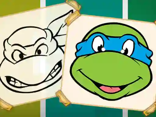 게임 Ninja Turtles Coloring Book 온라인