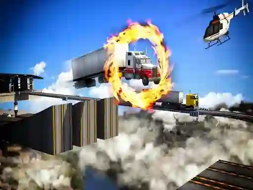 게임 Impossible Truck Driving Stunt Track Parking 온라인