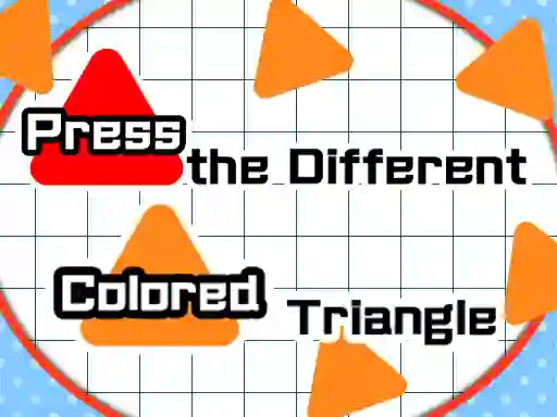 게임 Press The Different Colored Triangle 온라인