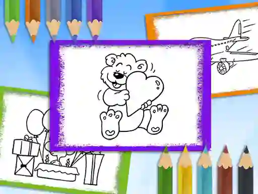 게임 Cartoon Coloring Book 온라인