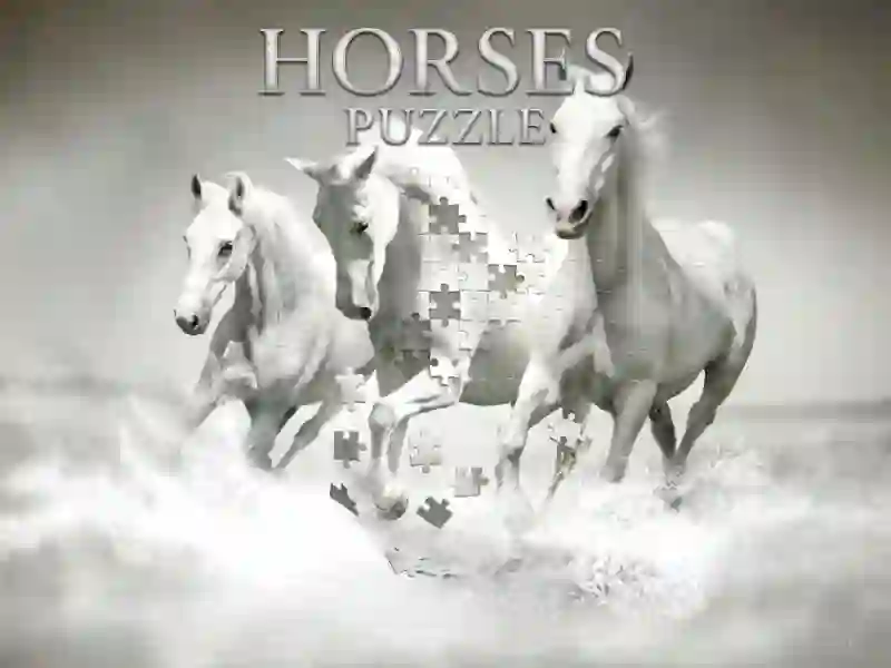 게임 Horses Puzzle 온라인