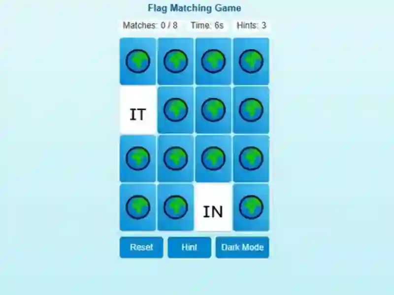 게임 Memory Match Flag Edition 온라인