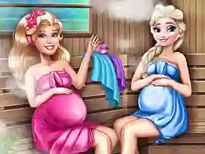 게임 Cute Mommies Pregnant Sauna 온라인