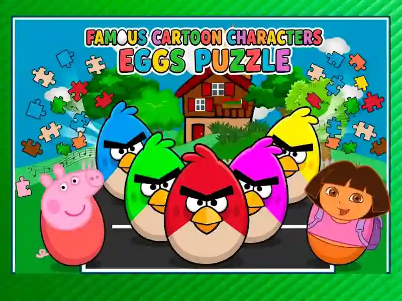 게임 Famous Cartoon Characters Eggs 온라인