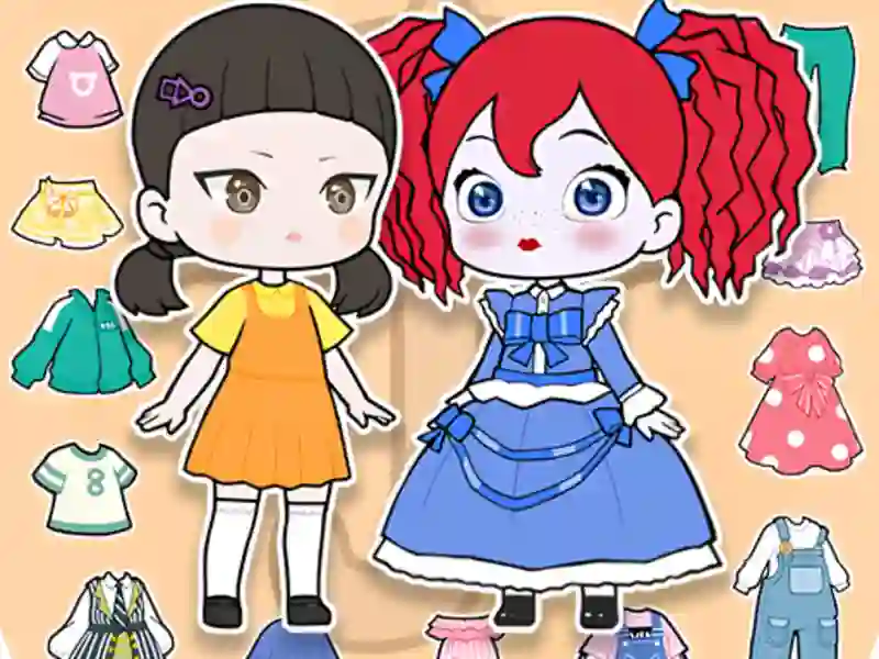 게임 Cute Doll Dress Up 온라인