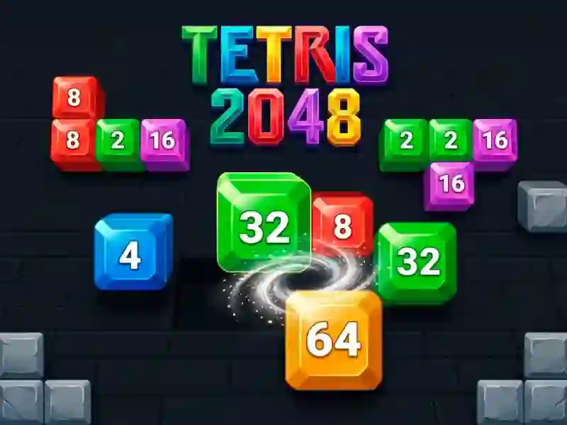게임 Tetris 2048 온라인