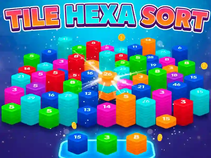 게임 Tile Hexa Sort 온라인