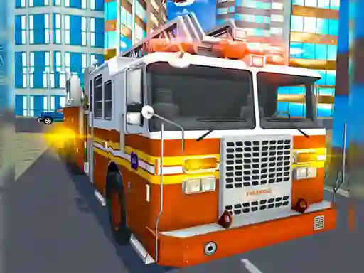 게임 Fire City Truck Rescue Driving Simulator 온라인