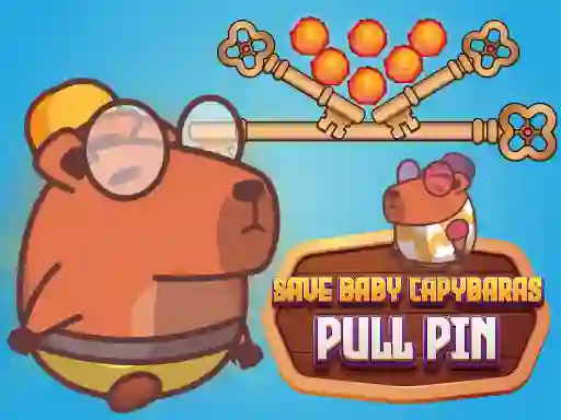 게임 Save Baby Capybaras Pull Pin 온라인