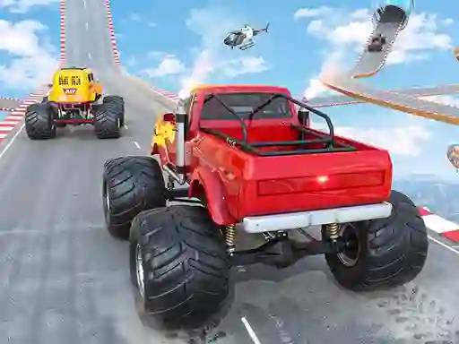 게임 Mega Ramp Monster Truck Race 온라인