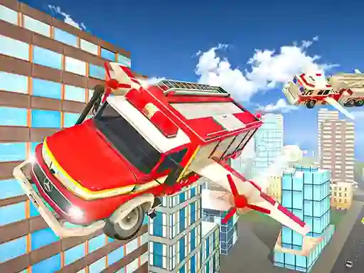 게임 Flying Fire Truck Driving Sim 온라인