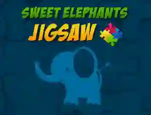 게임 Sweet Elephants Jigsaw 온라인