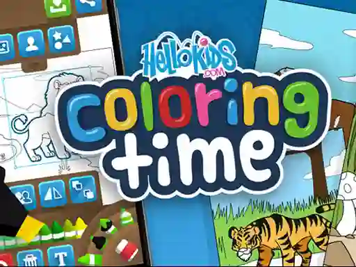 게임 Hello kids Coloring Time 온라인