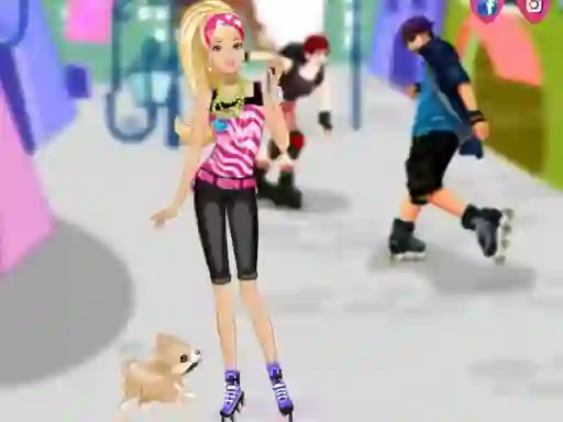 게임 Barbie on roller skates 온라인