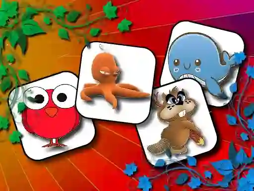 게임 Funny Animals Memory 온라인