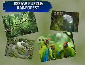 게임 Jigsaw Puzzle Rain Forest 온라인