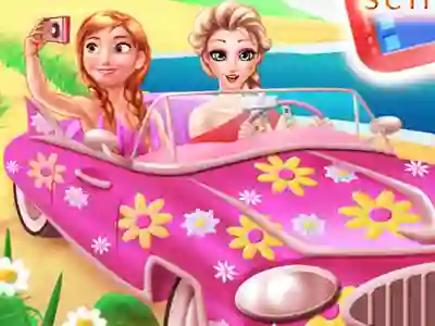 게임 Princesses Road Trip Fun 온라인