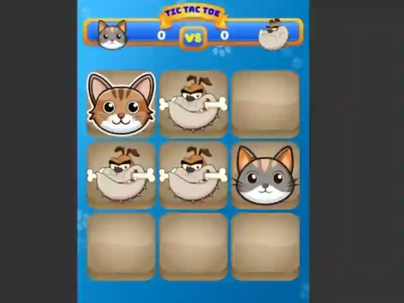 게임 Tic Tac Toe Cat 온라인