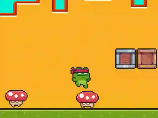 게임 Ninja Frog Adventure 온라인