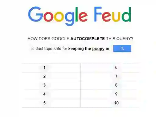 게임 Google Feud 온라인