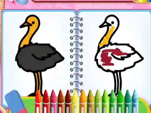 게임 Coloring Birds Game 온라인