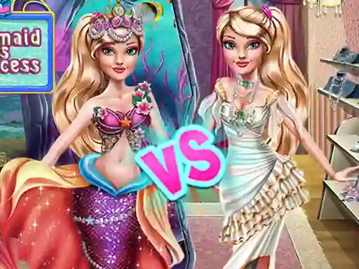 게임 Ellie Mermaid vs Princess 온라인