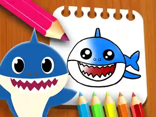 게임 Baby Shark Coloring Book 온라인