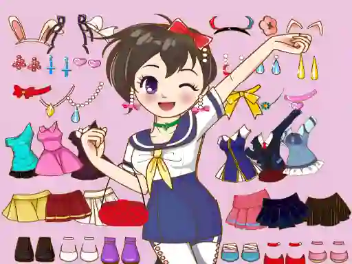 게임 Anime Dress Up Mania 온라인