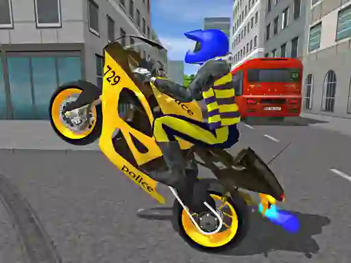게임 Police Motorbike Race Simulator 온라인