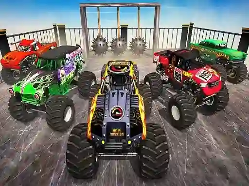 게임 Monster Truck Impossible Stunt Track 온라인