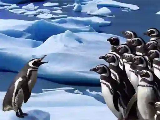 게임 Penguins Slide 온라인