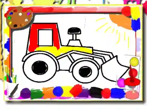 게임 Back to School: Kids Car Coloring 온라인