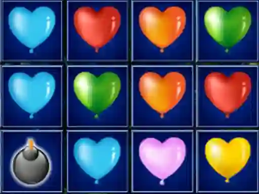 게임 Heart Balloons Block Collapse 온라인