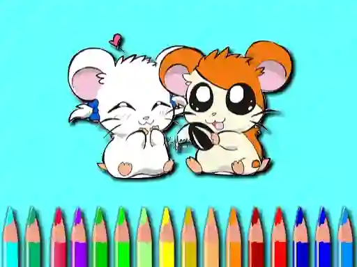 게임 Hamster Coloring Book 온라인