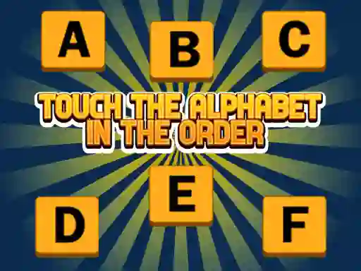 게임 Touch The Alphabet In The Oder 온라인