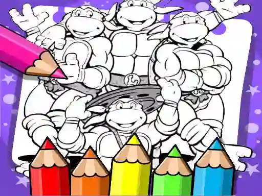 게임 Ninja Turtle Coloring Book 온라인