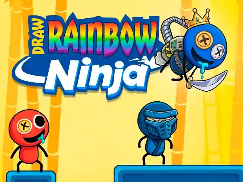 게임 Draw Rainbow Ninja 온라인