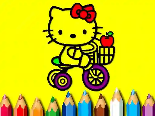 게임 Back To School: Sweet Kitty Coloring 온라인