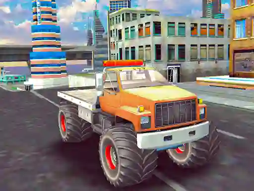 게임 Monster Truck Stunts Free Jeep Racing 온라인