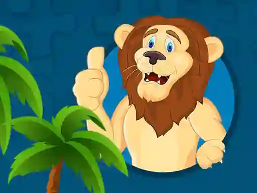 게임 Strong Lions Jigsaw 온라인