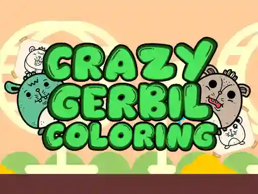 게임 Crazy Gerbil Coloring 온라인