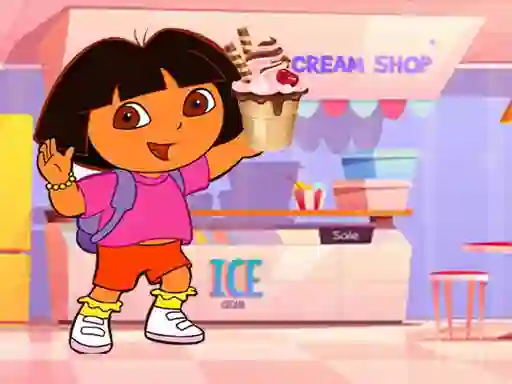 게임 Ice Cream Maker With Dora 온라인