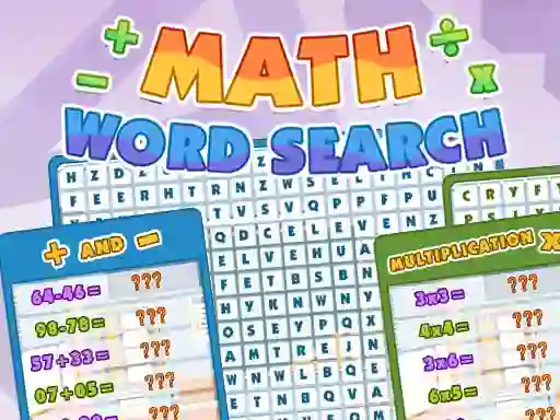 게임 Math Word Search 온라인