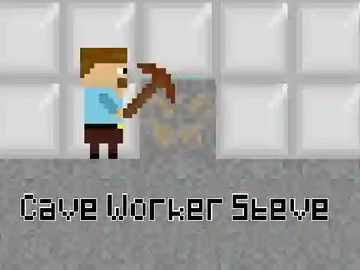 게임 Cave Worker Steve 온라인