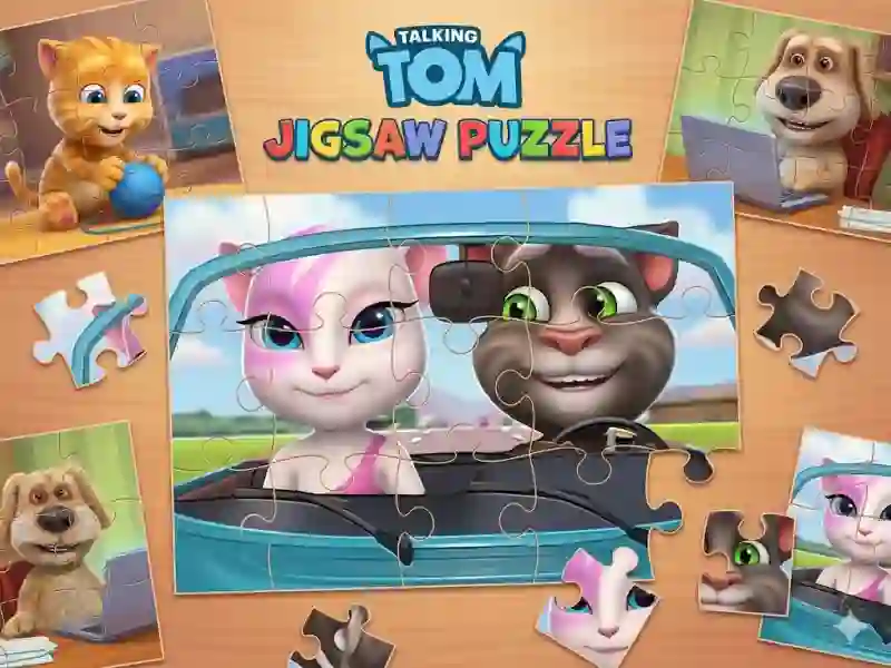 게임 Talking Tom Jigsaw Puzzle 온라인