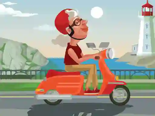 게임 City Scooter Ride Coloring 온라인