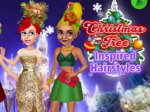 게임 Christmas Tree Inspired Hairstyles 온라인