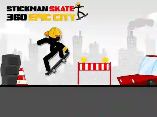 게임 Stickman Skate 360 Epic City 온라인