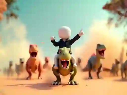 게임 Stickman: Dinosaur arena 온라인